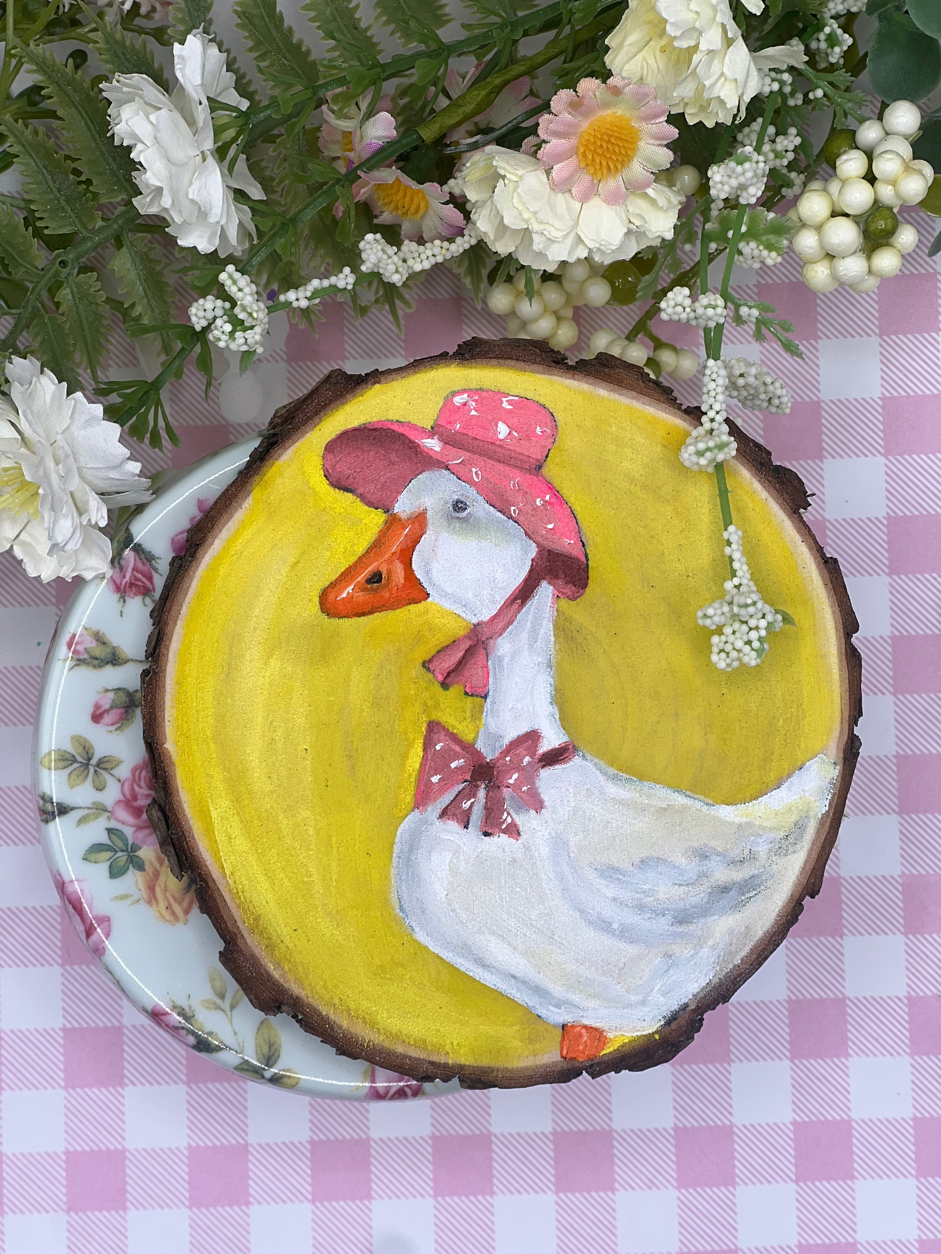 Wooden Goose Coasters