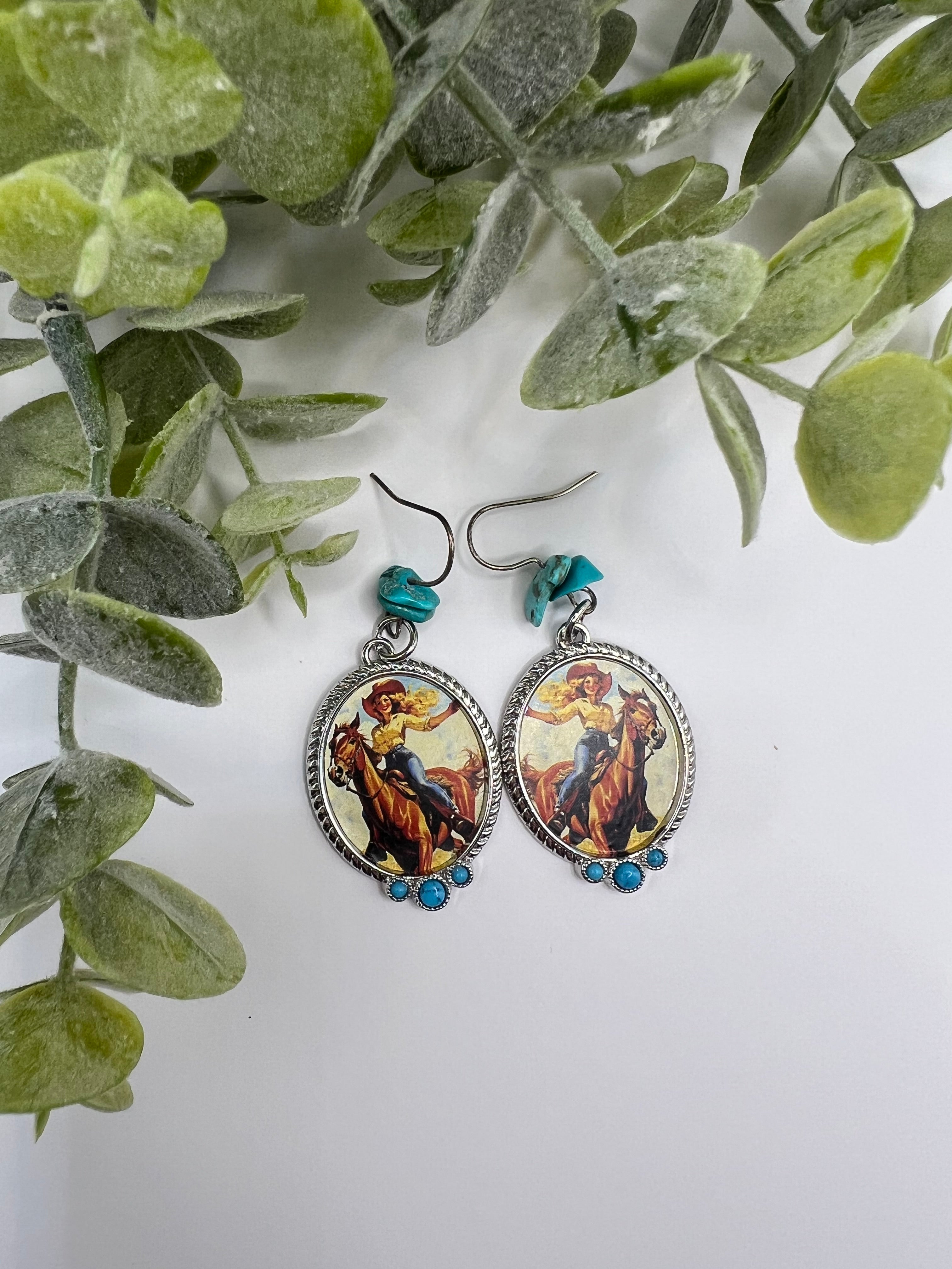 Western Cowgirl Earrings