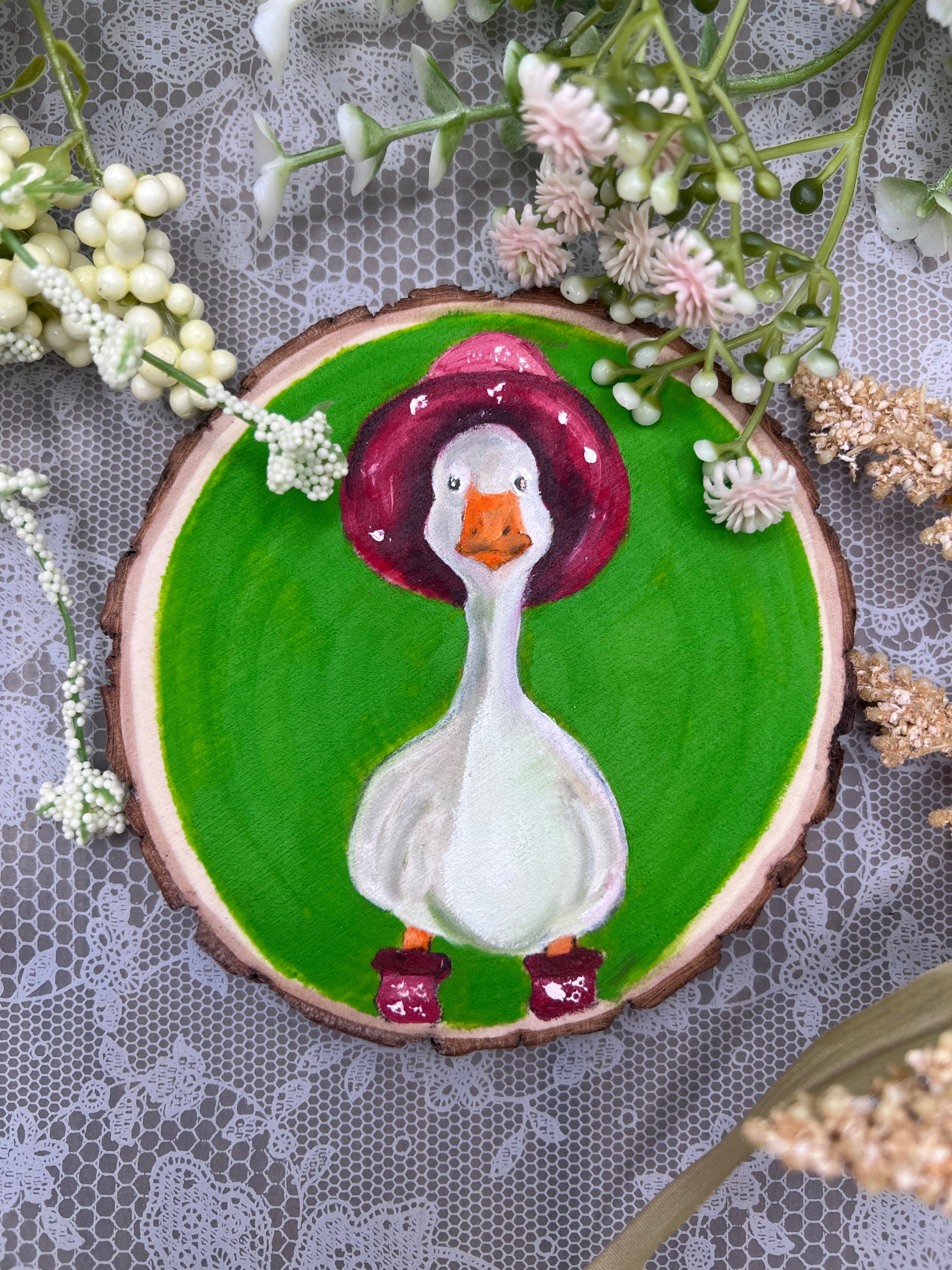 Wooden Goose Coasters