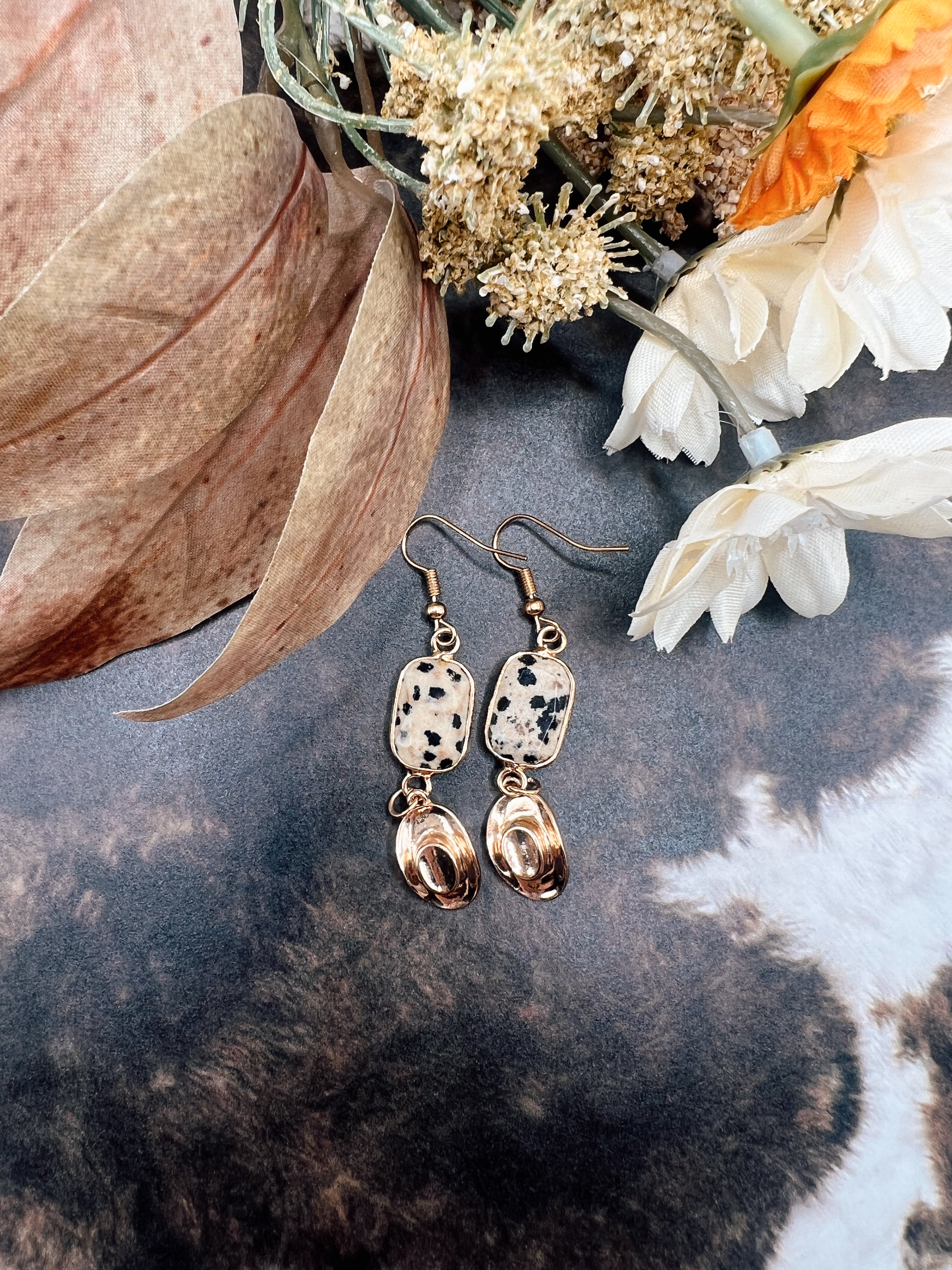 Cowgirl Hat Earrings