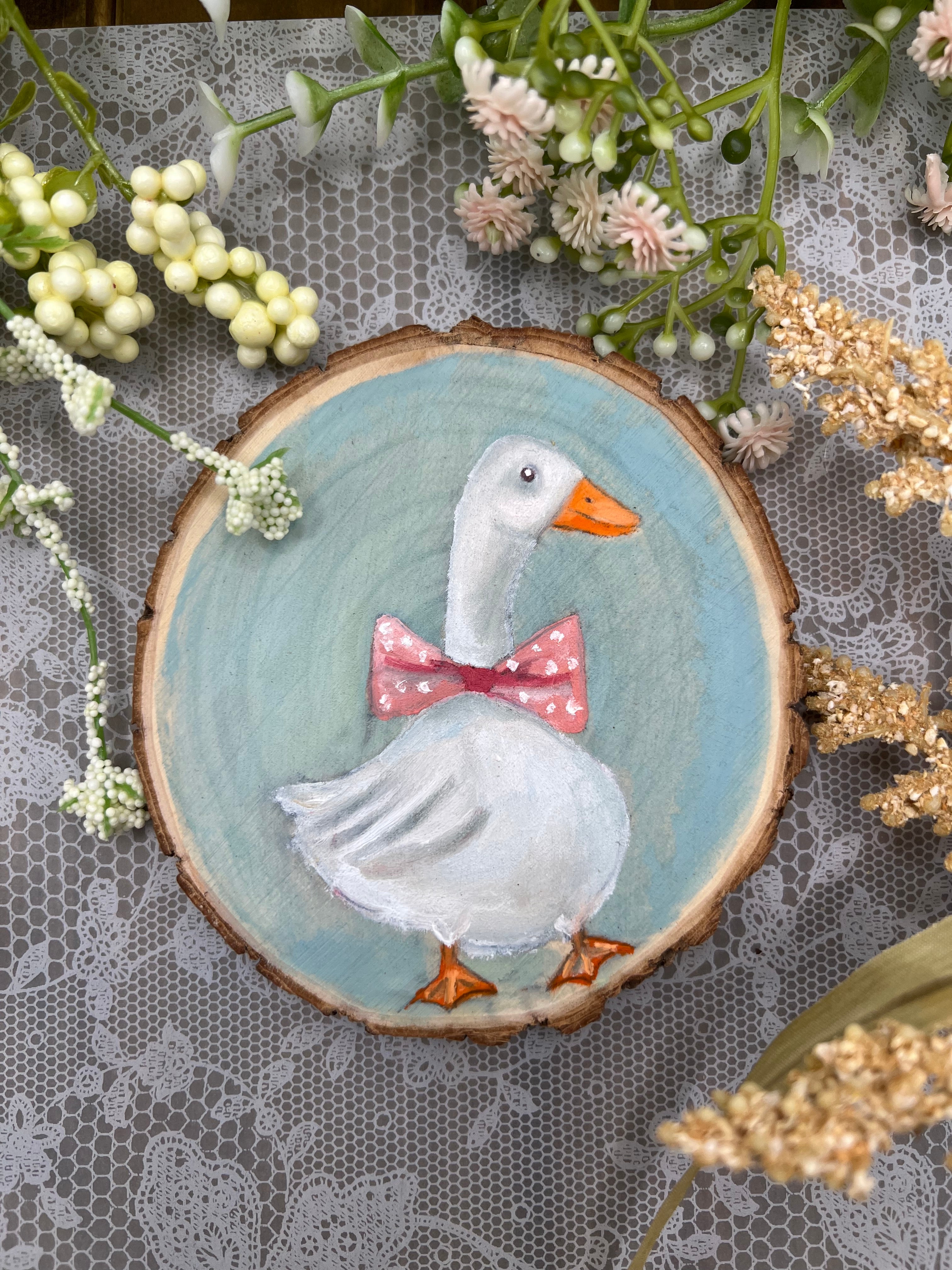 Wooden Goose Coasters