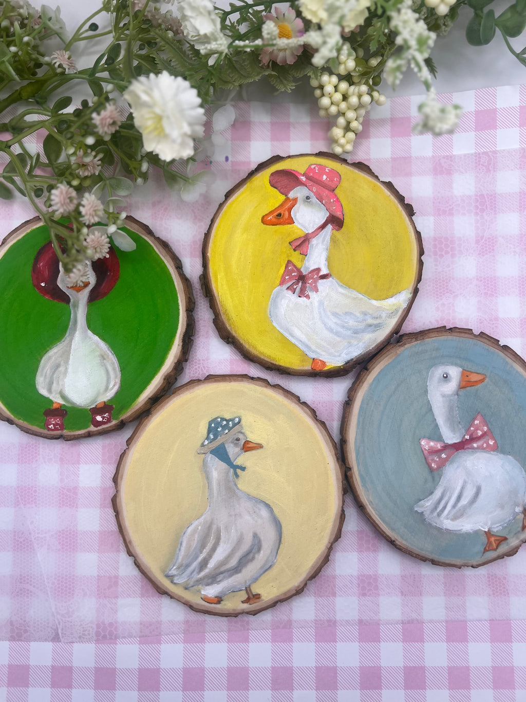Wooden Goose Coasters